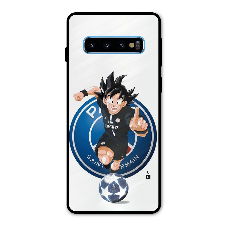 Goku Playing Goku Metal Back Case for Galaxy S10