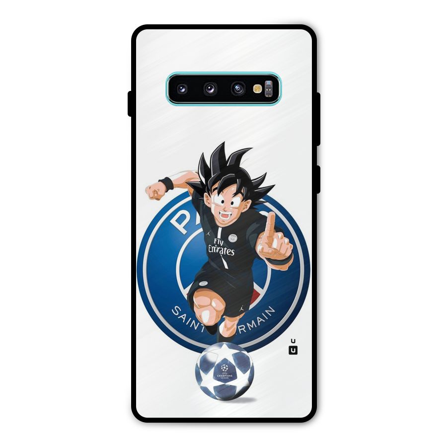 Goku Playing Goku Metal Back Case for Galaxy S10 Plus