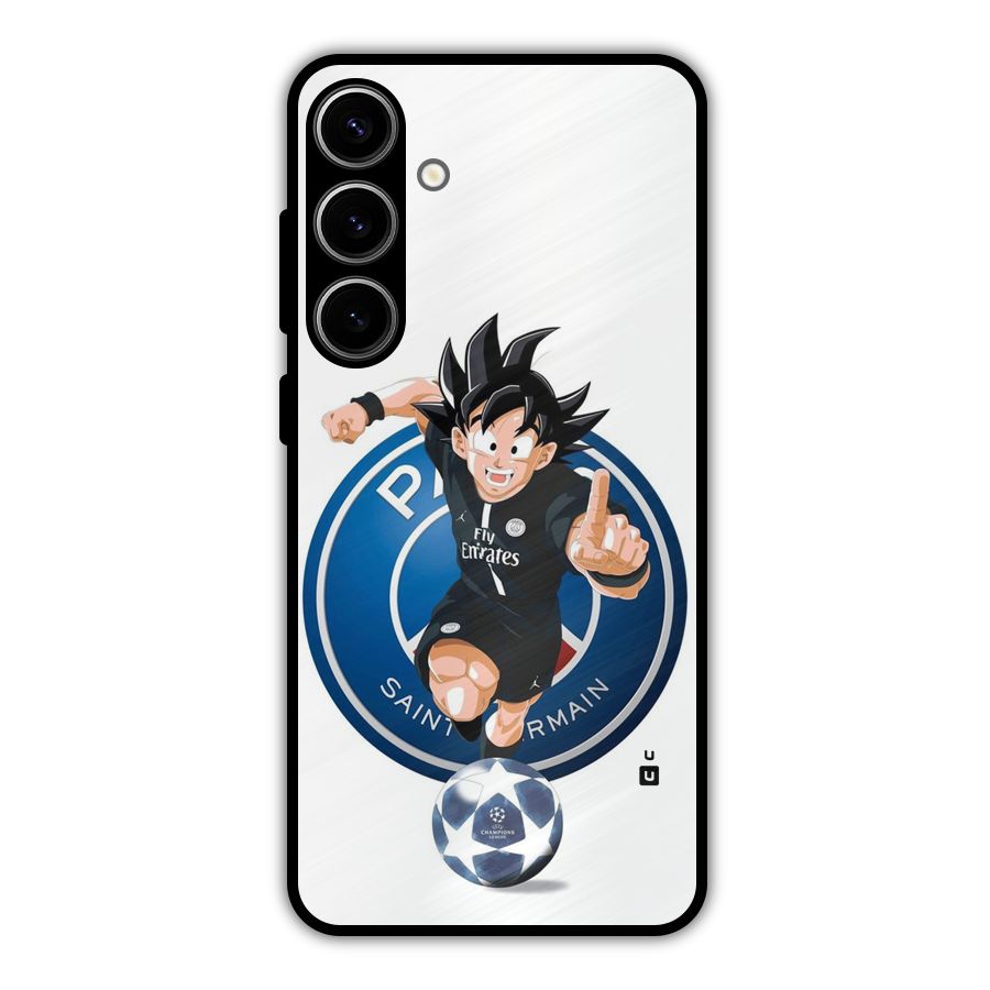 Goku Playing Goku Metal Back Case for Galaxy S24 Plus