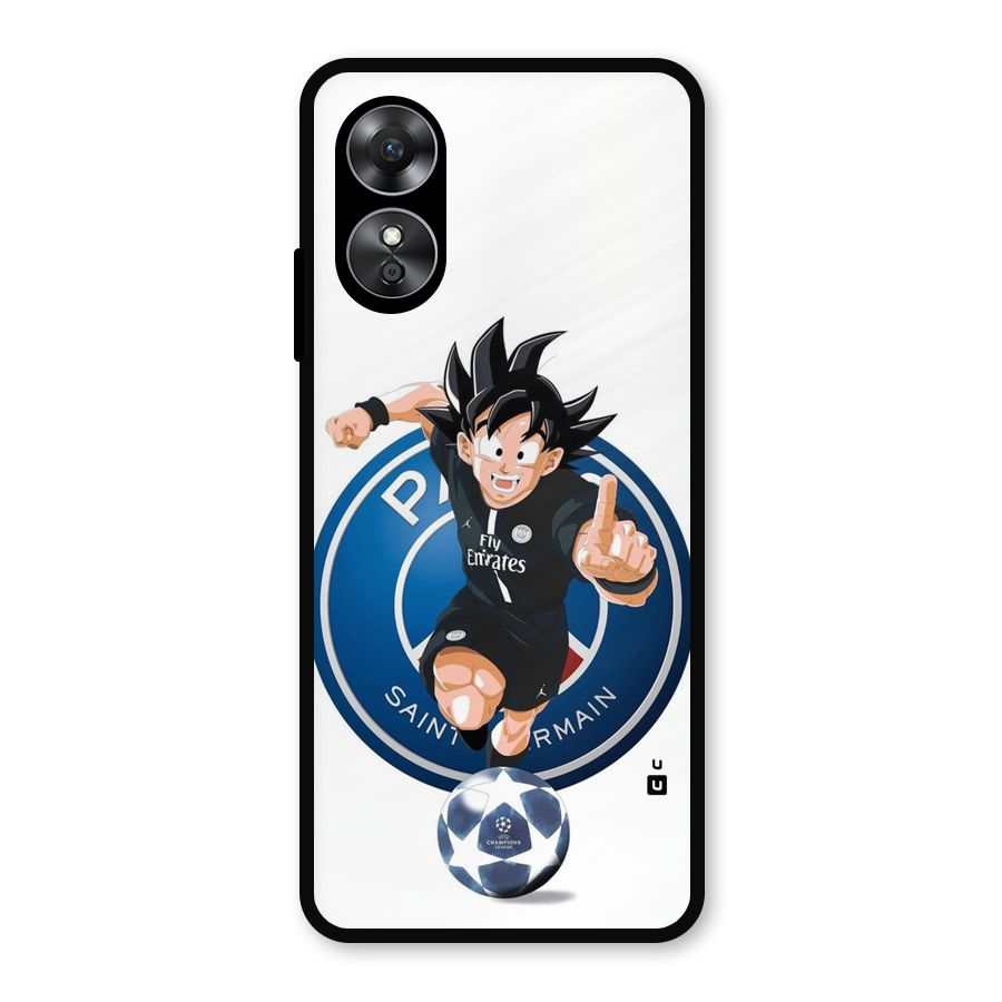 Goku Playing Goku Metal Back Case for Oppo A17