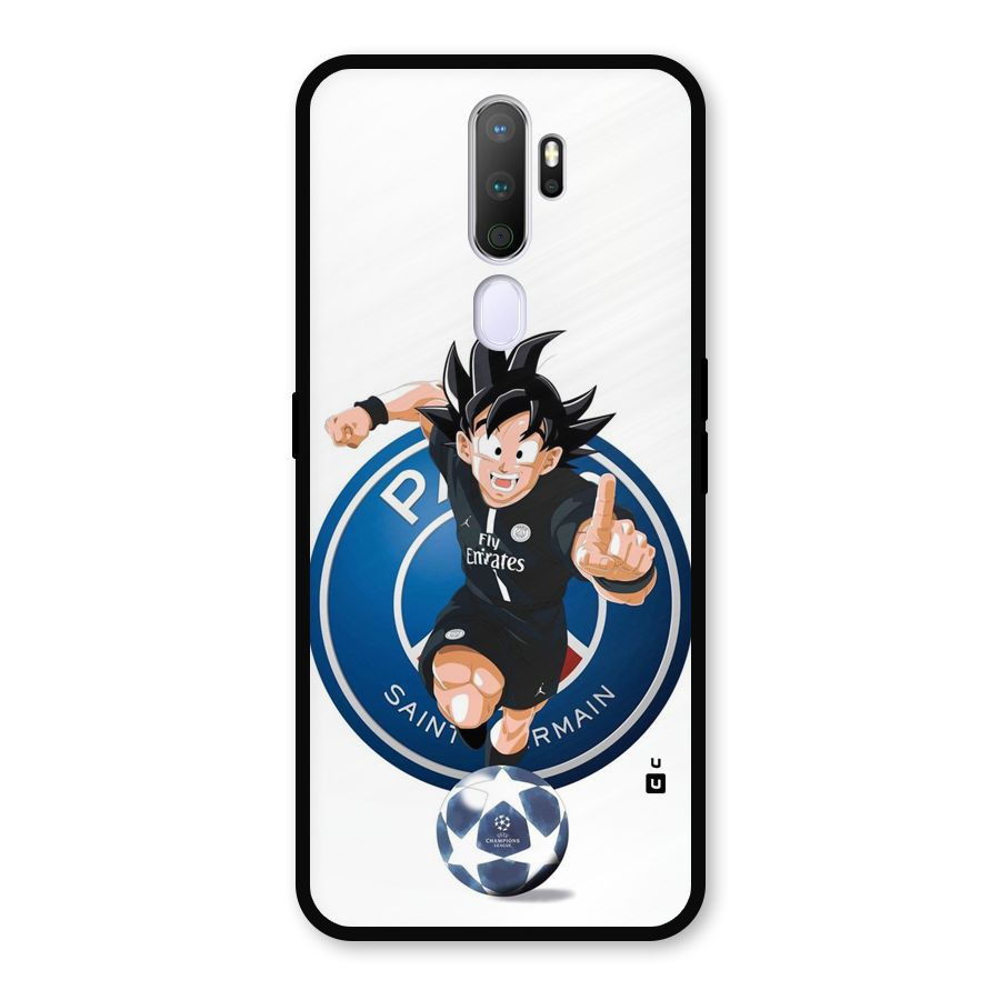 Goku Playing Goku Metal Back Case for Oppo A5 (2020)