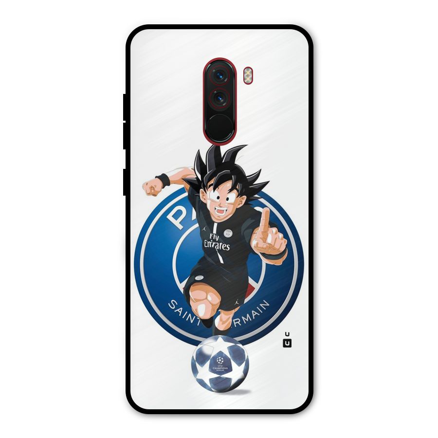 Goku Playing Goku Metal Back Case for Poco F1