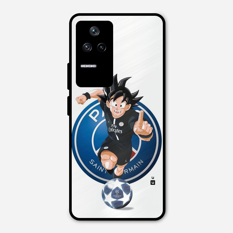 Goku Playing Goku Metal Back Case for Poco F4 5G