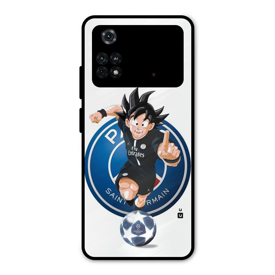 Goku Playing Goku Metal Back Case for Poco M4 Pro 4G