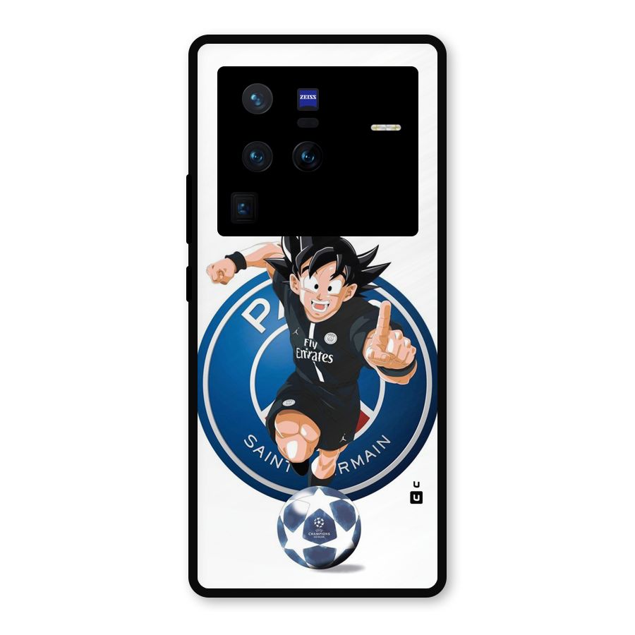 Goku Playing Goku Metal Back Case for Vivo X80 Pro