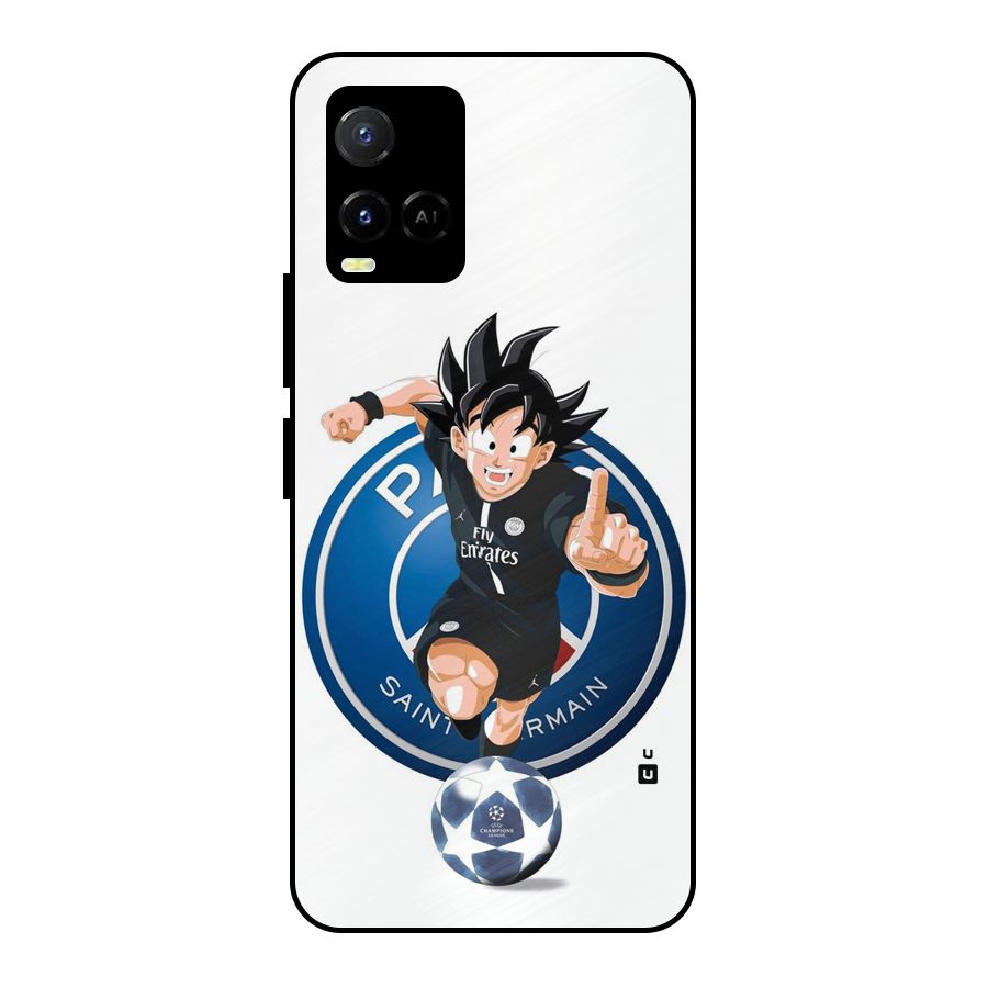 Goku Playing Goku Metal Back Case for Vivo Y21