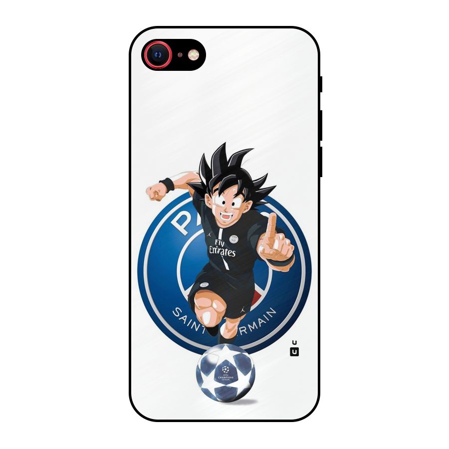 Goku Playing Goku Metal Back Case for iPhone 8