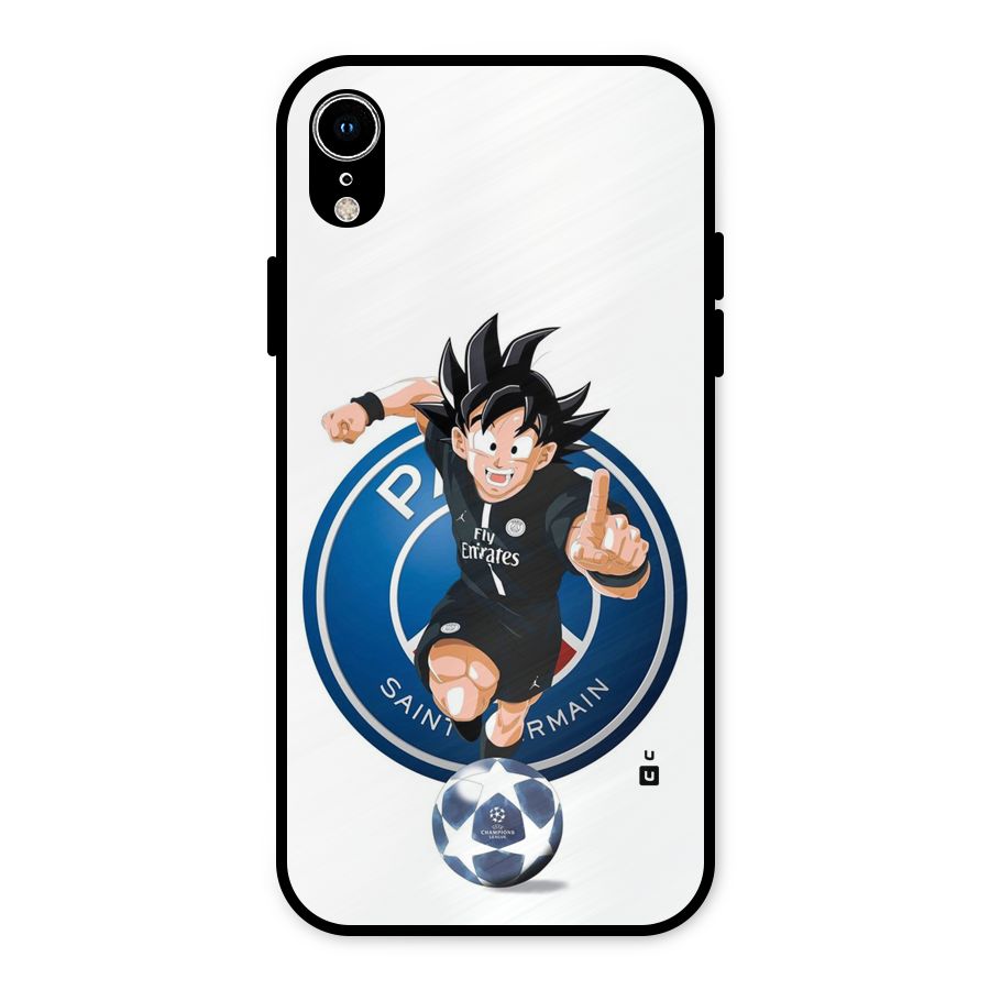 Goku Playing Goku Metal Back Case for iPhone XR