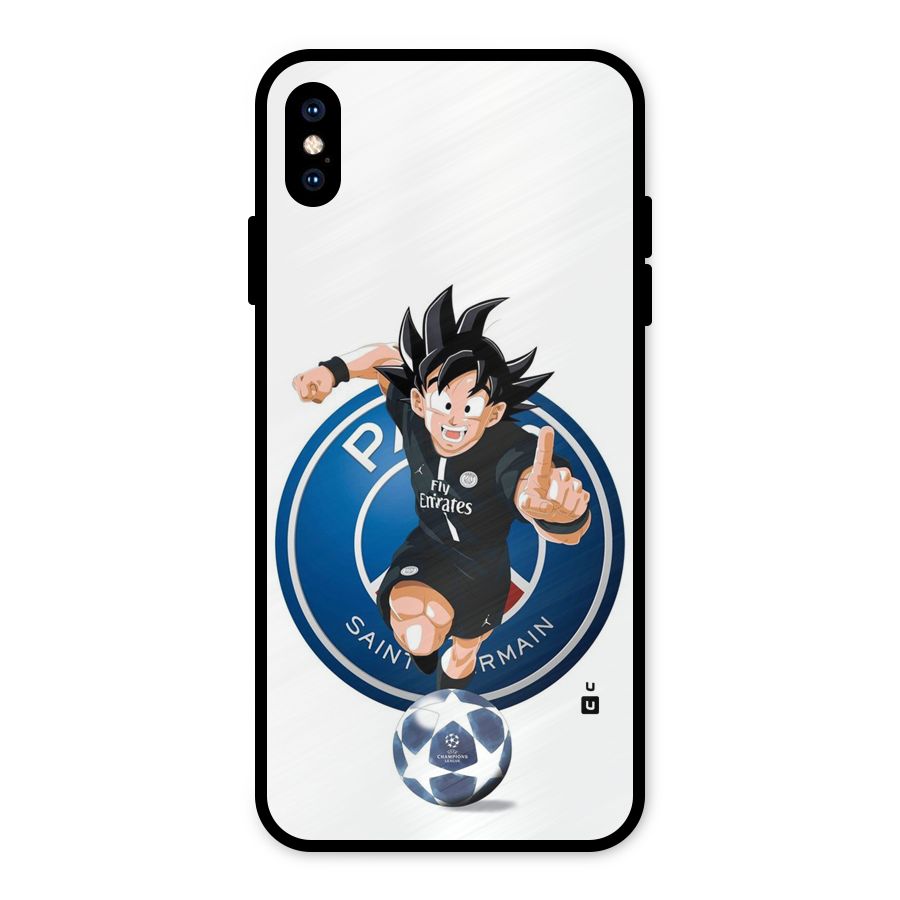 Goku Playing Goku Metal Back Case for iPhone XS Max