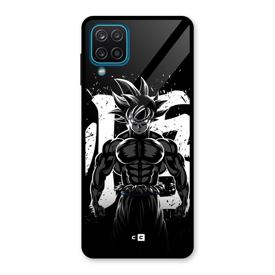 Goku Unleashed Power Glass Back Case for Galaxy A12