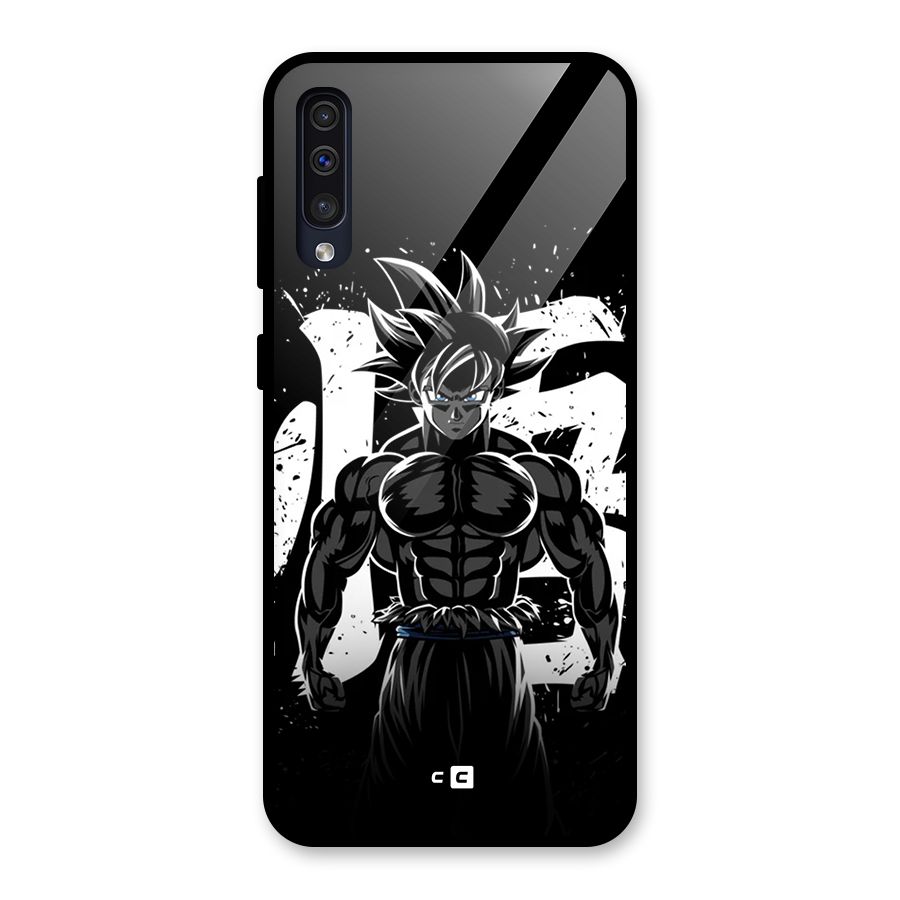 Goku Unleashed Power Glass Back Case for Galaxy A30s