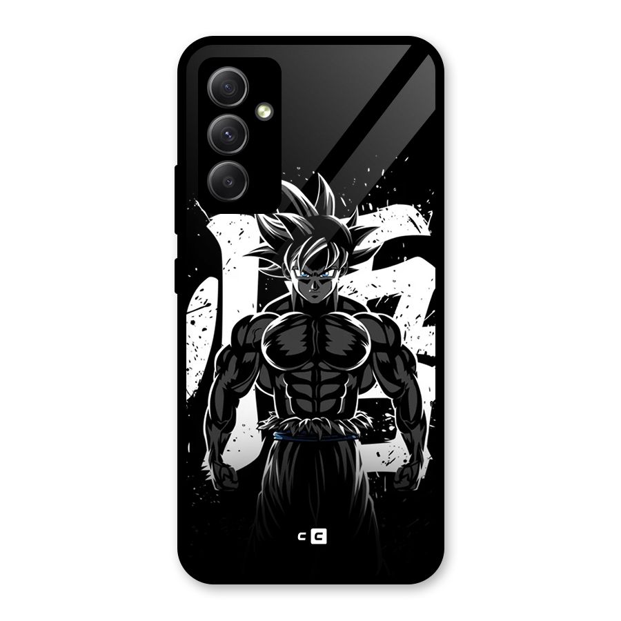 Goku Unleashed Power Glass Back Case for Galaxy A34