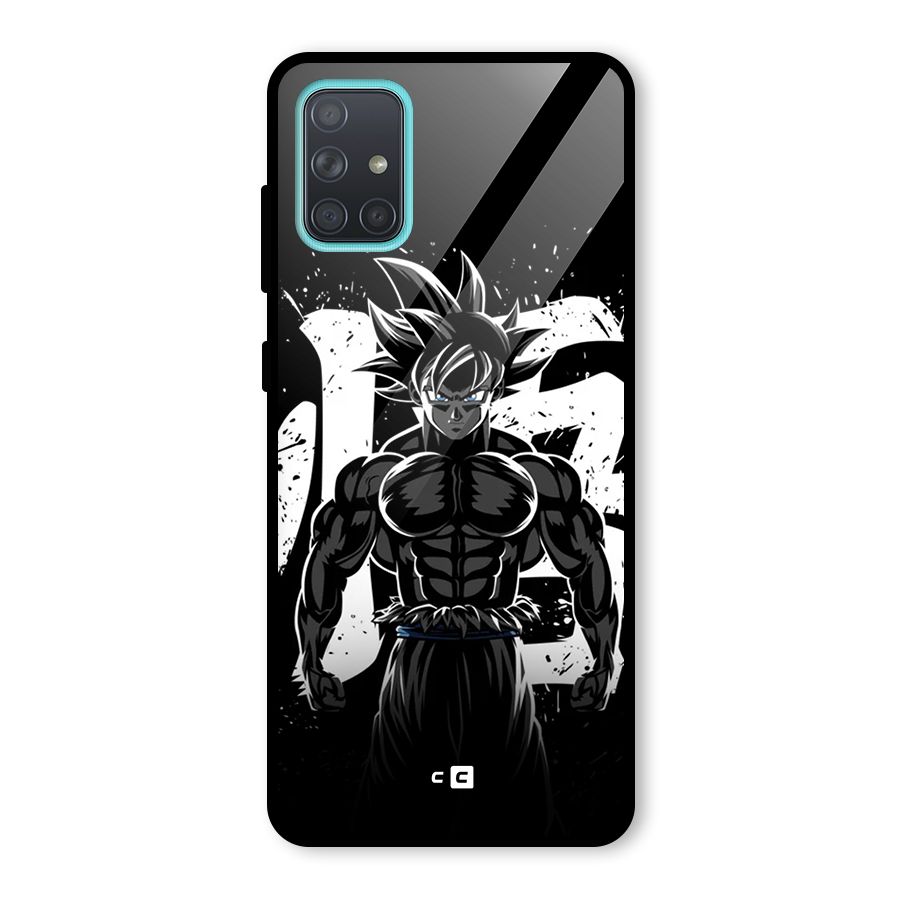 Goku Unleashed Power Glass Back Case for Galaxy A71