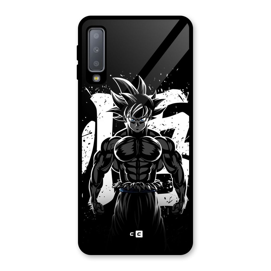 Goku Unleashed Power Glass Back Case for Galaxy A7 (2018)