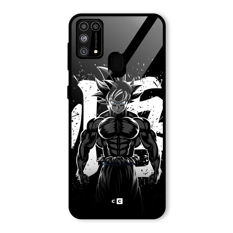 Goku Unleashed Power Glass Back Case for Galaxy F41