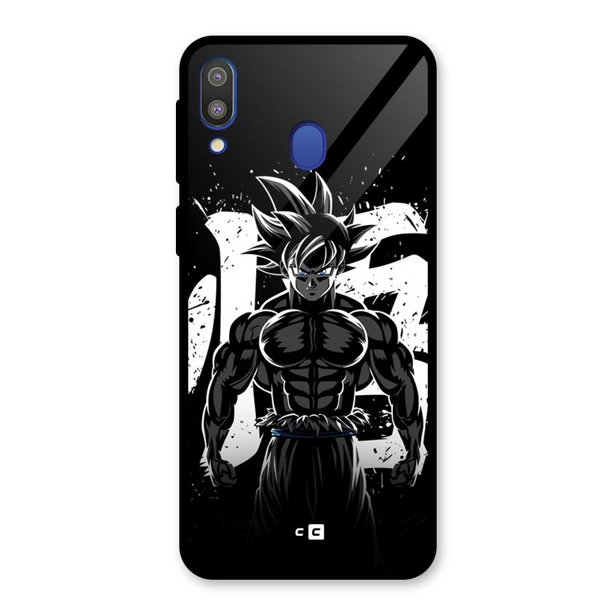 Goku Unleashed Power Glass Back Case for Galaxy M20