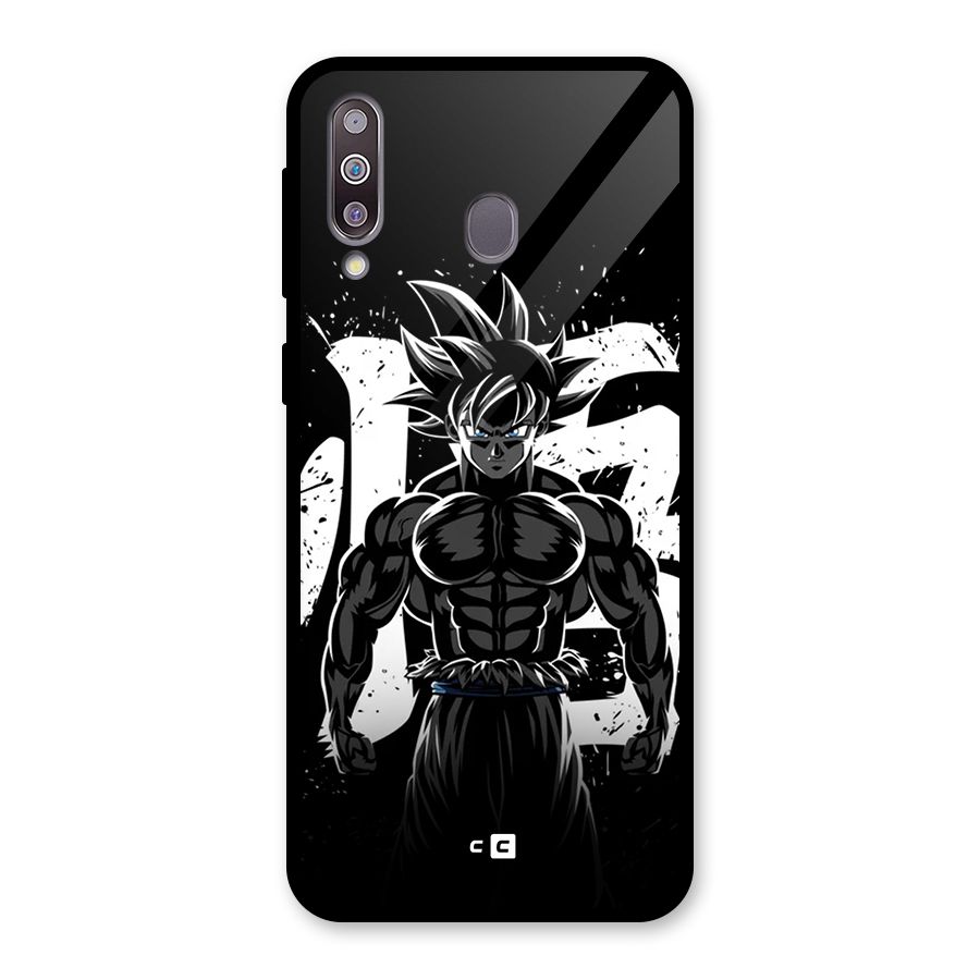 Goku Unleashed Power Glass Back Case for Galaxy M30