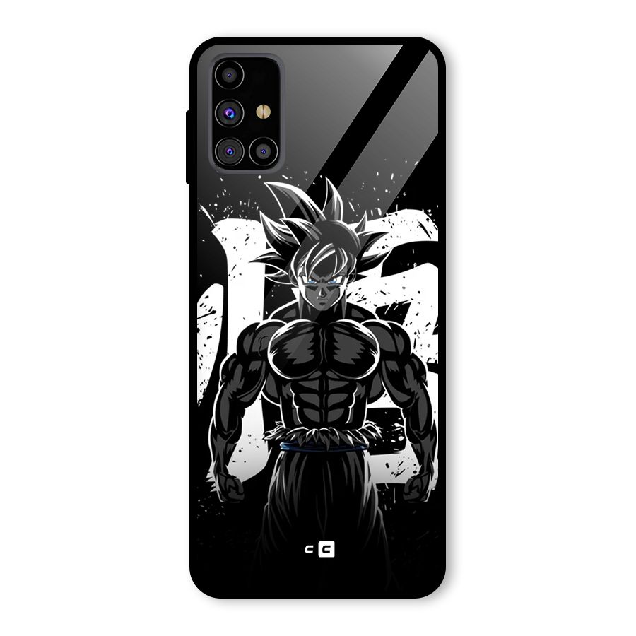 Goku Unleashed Power Glass Back Case for Galaxy M31s