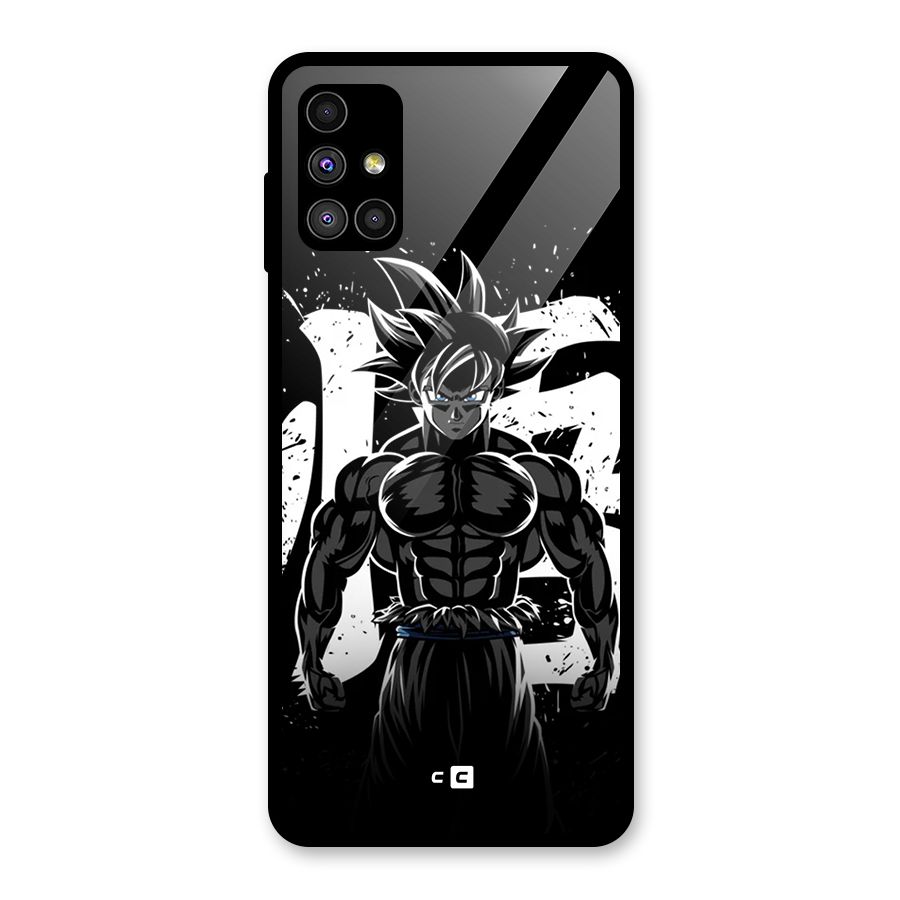 Goku Unleashed Power Glass Back Case for Galaxy M51