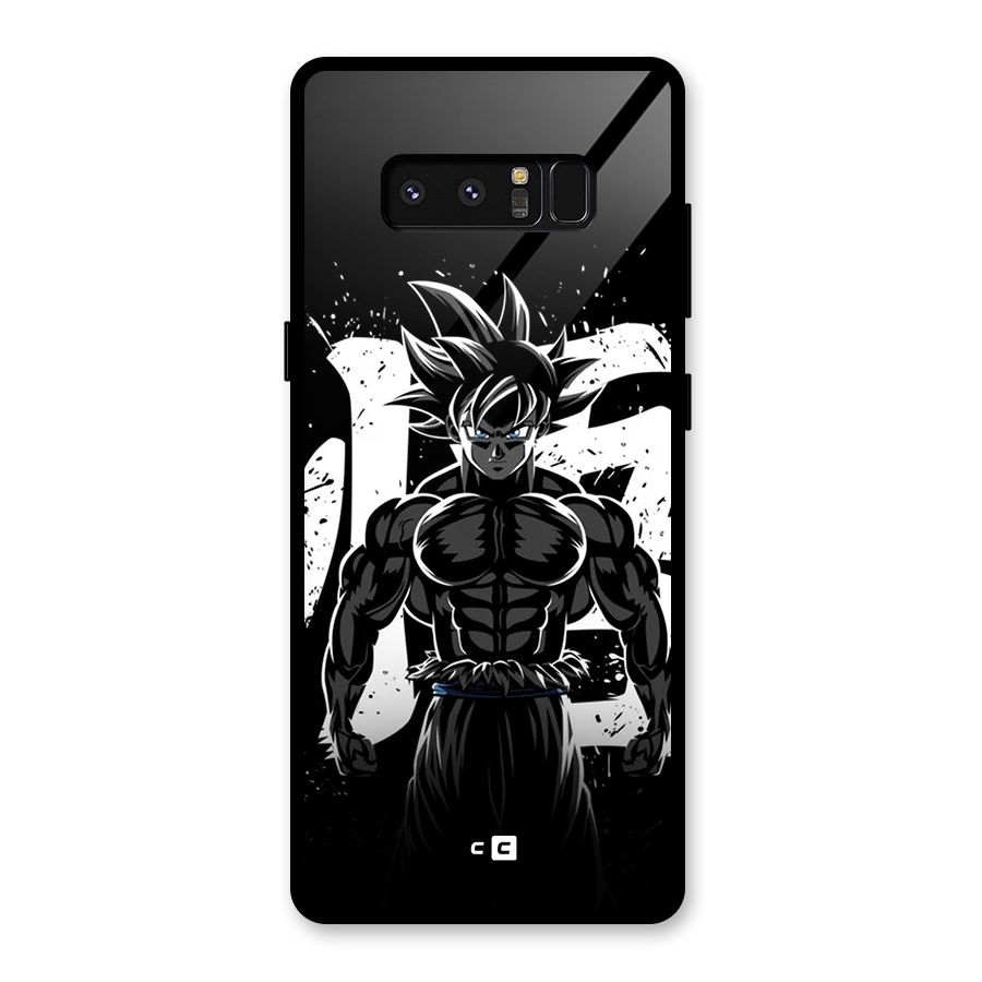 Goku Unleashed Power Glass Back Case for Galaxy Note 8