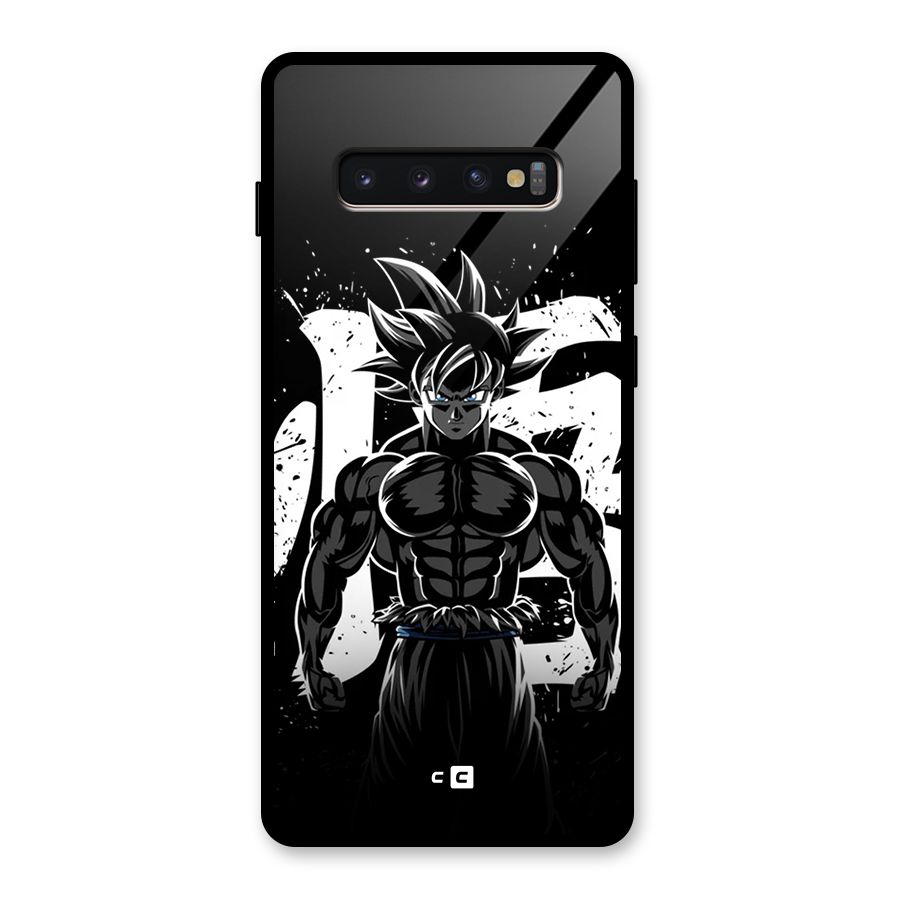Goku Unleashed Power Glass Back Case for Galaxy S10 Plus