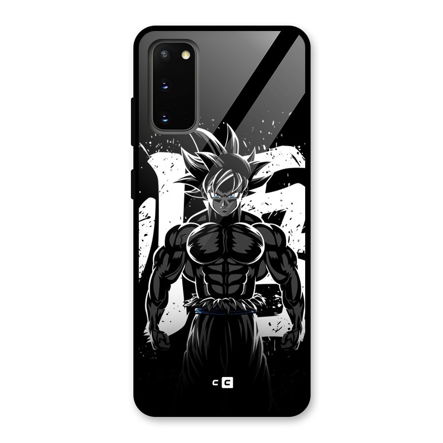 Goku Unleashed Power Glass Back Case for Galaxy S20