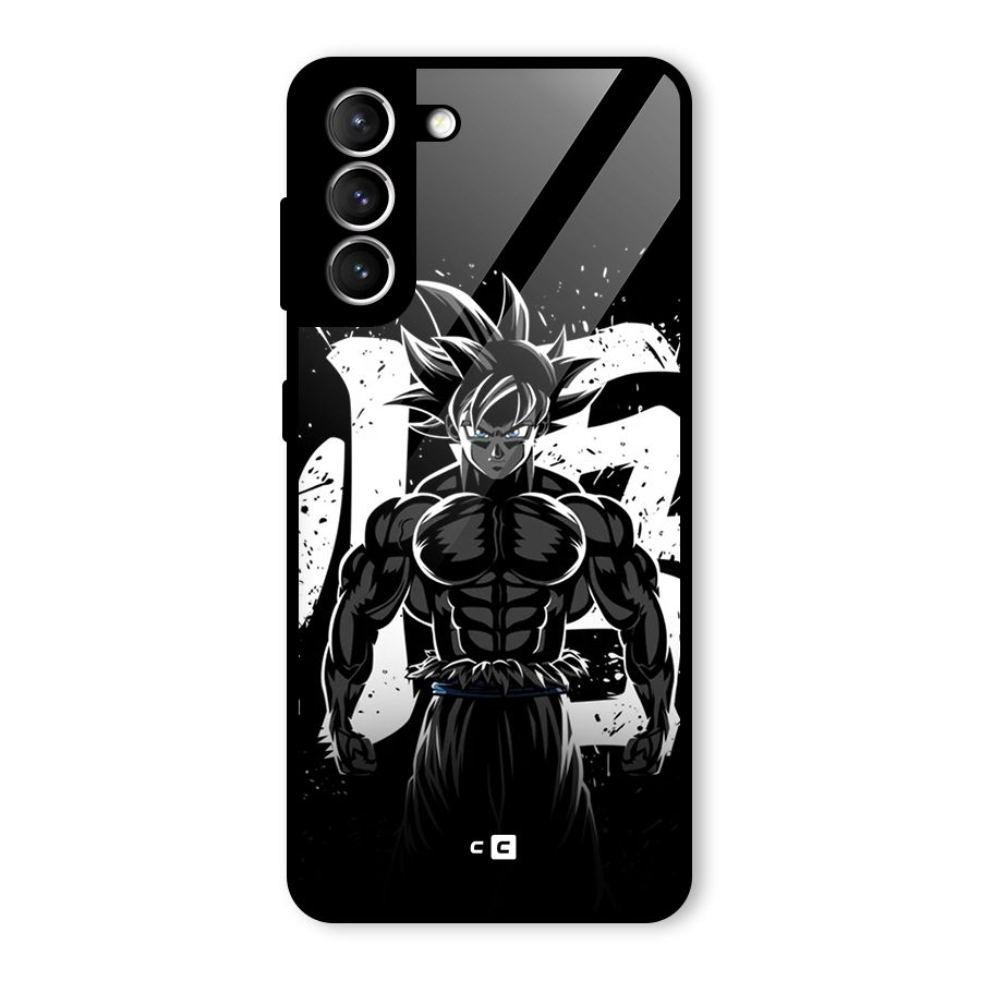 Goku Unleashed Power Glass Back Case for Galaxy S21 5G