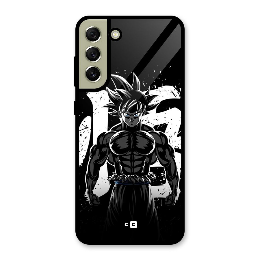 Goku Unleashed Power Glass Back Case for Galaxy S21 FE 5G
