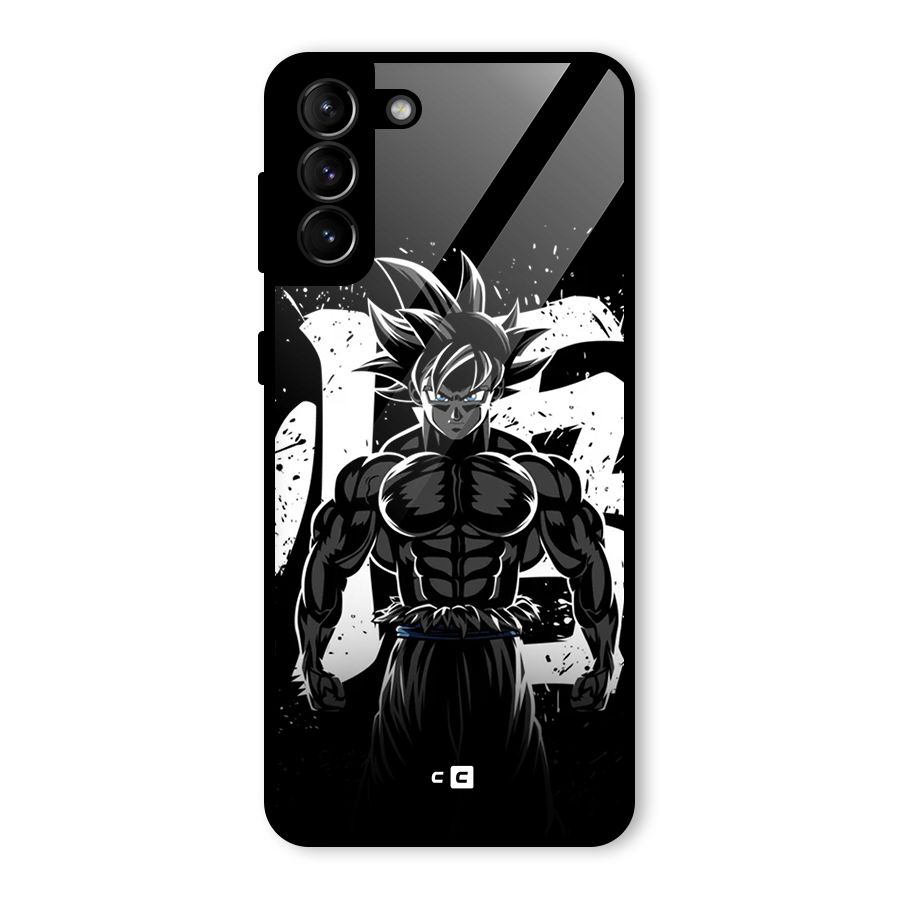 Goku Unleashed Power Glass Back Case for Galaxy S21 Plus