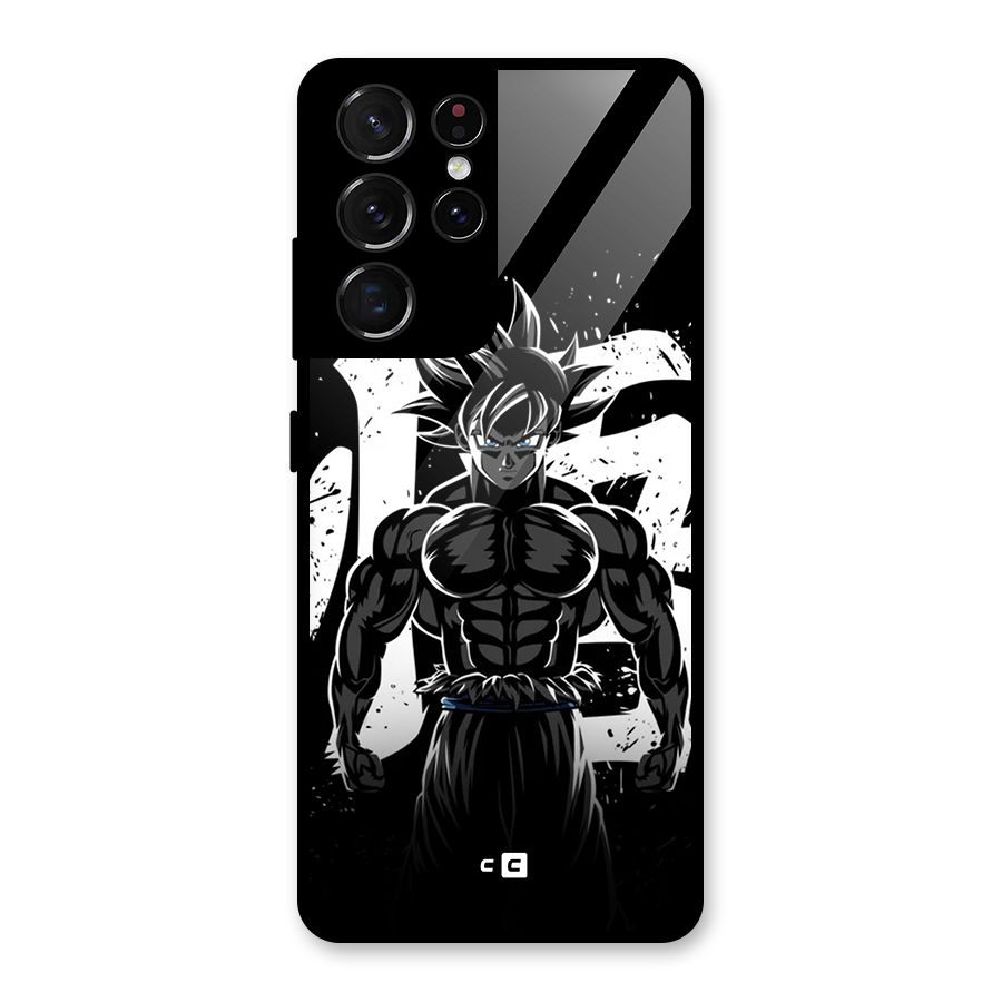 Goku Unleashed Power Glass Back Case for Galaxy S21 Ultra 5G