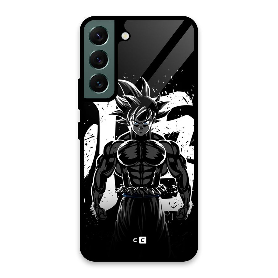 Goku Unleashed Power Glass Back Case for Galaxy S22 5G
