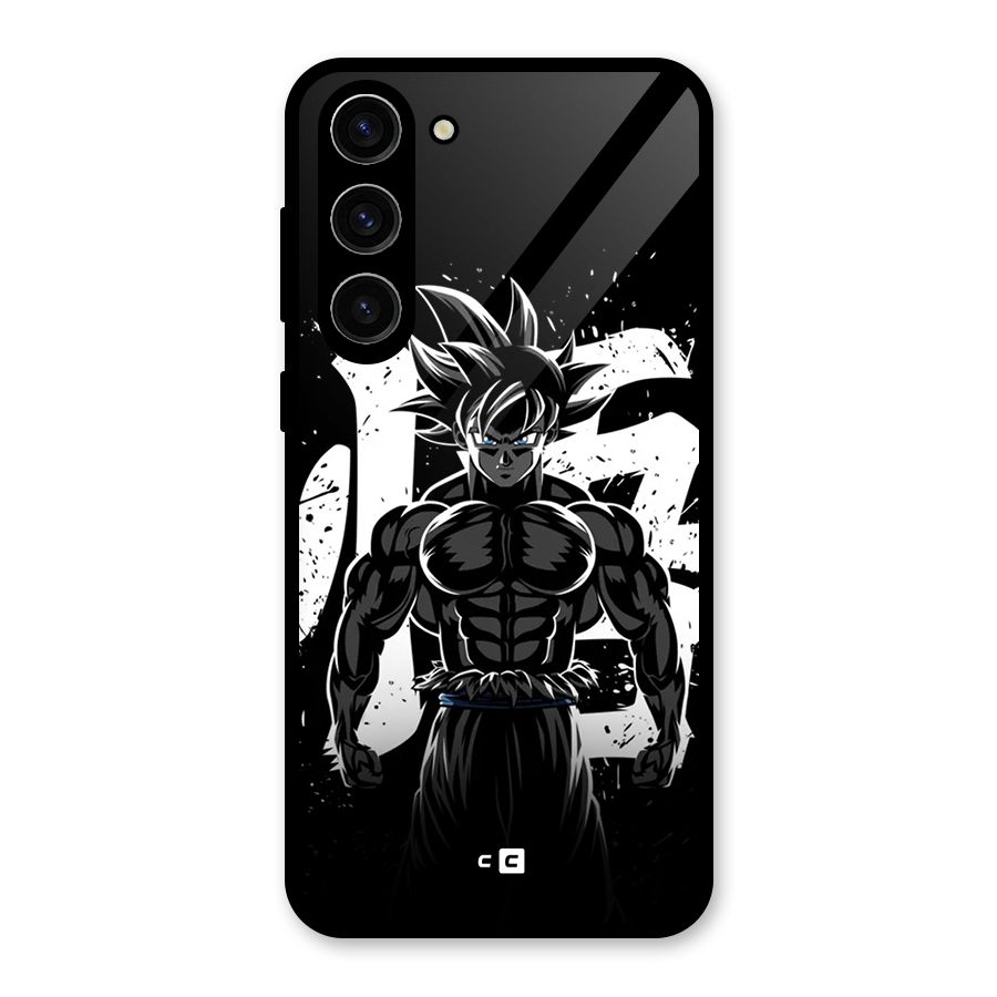 Goku Unleashed Power Glass Back Case for Galaxy S23 Plus