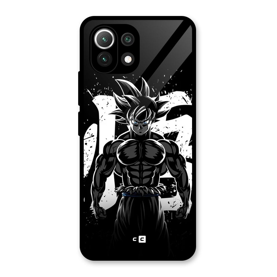 Goku Unleashed Power Glass Back Case for Mi 11 Lite NE 5G