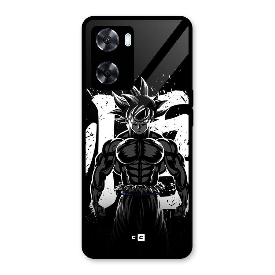 Goku Unleashed Power Glass Back Case for Oppo A77