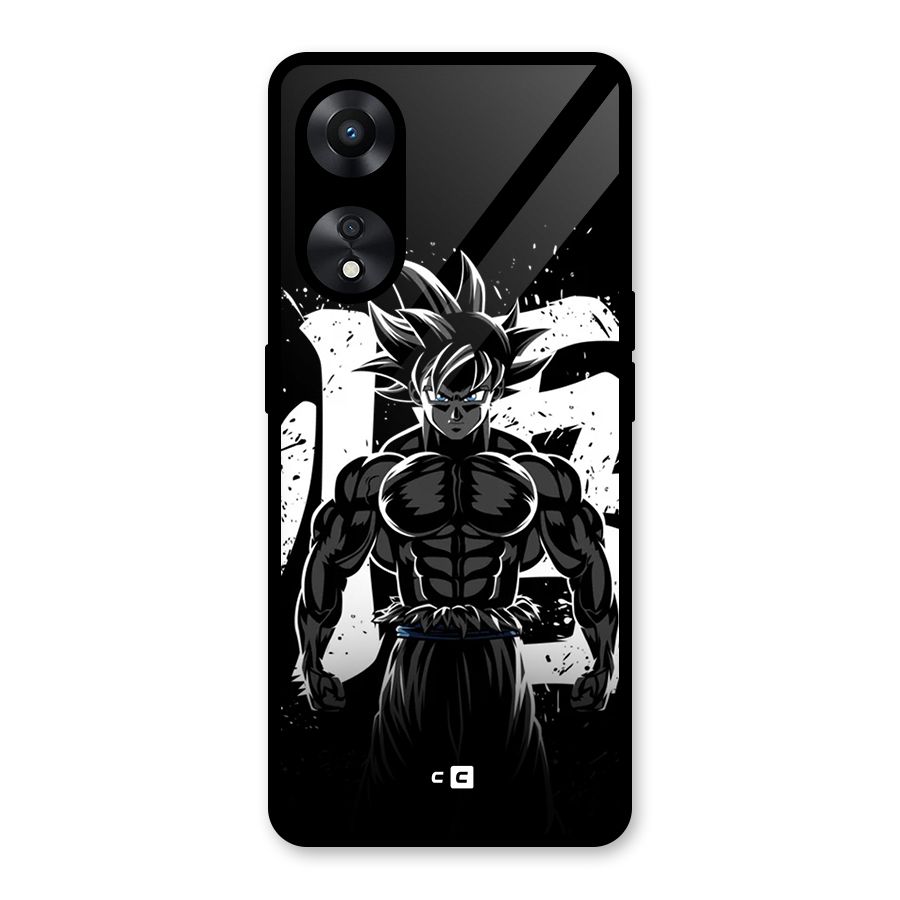 Goku Unleashed Power Glass Back Case for Oppo A78
