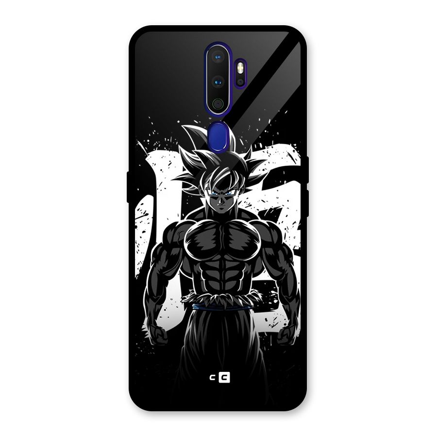 Goku Unleashed Power Glass Back Case for Oppo A9 (2020)
