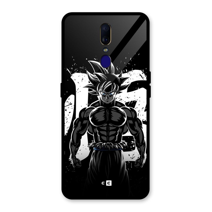 Goku Unleashed Power Glass Back Case for Oppo F11