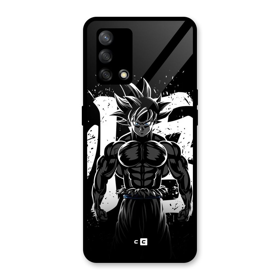 Goku Unleashed Power Glass Back Case for Oppo F19s