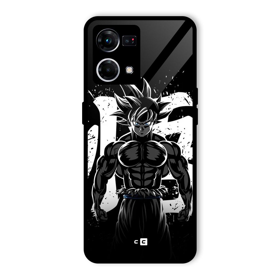 Goku Unleashed Power Glass Back Case for Oppo F21s Pro 4G