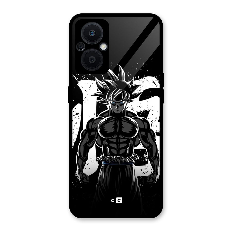 Goku Unleashed Power Glass Back Case for Oppo F21s Pro 5G