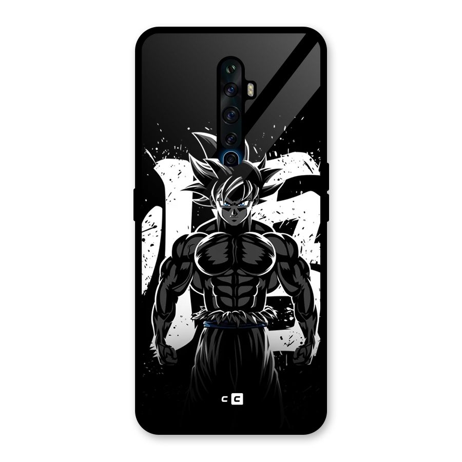 Goku Unleashed Power Glass Back Case for Oppo Reno2 F