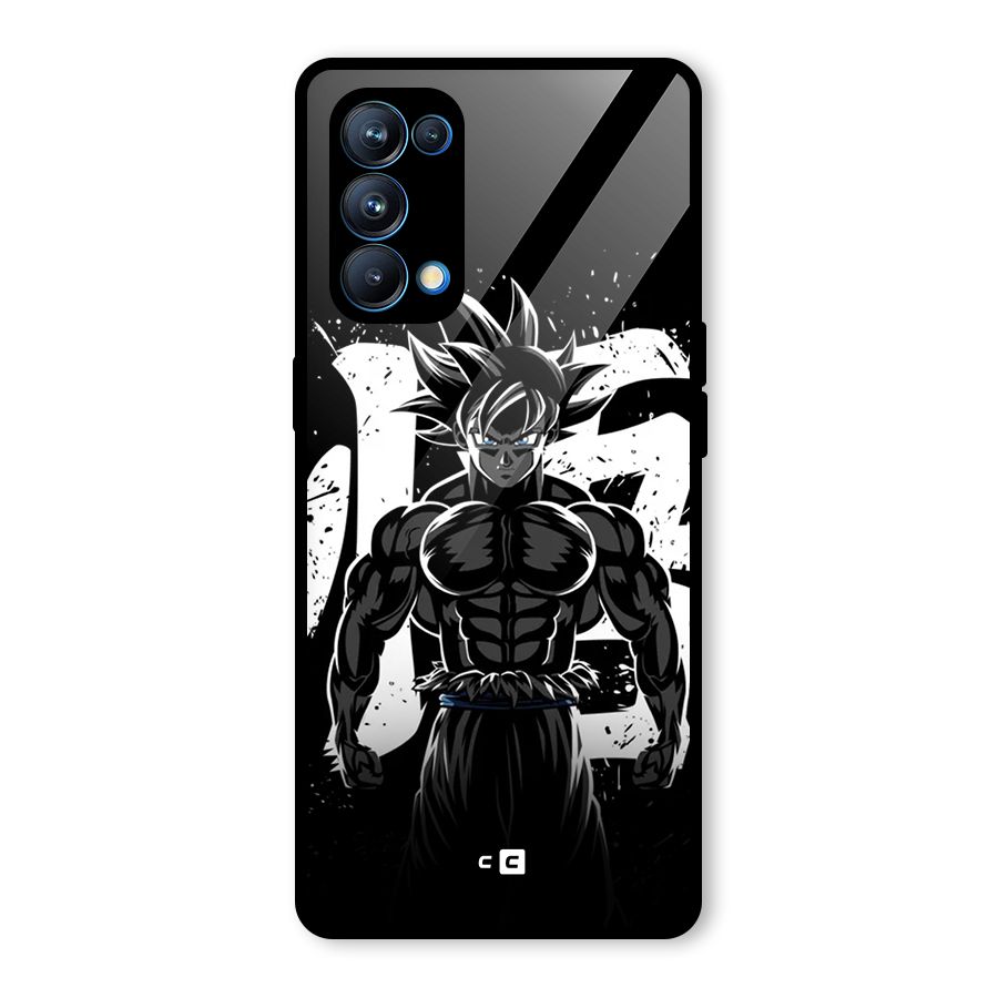 Goku Unleashed Power Glass Back Case for Oppo Reno5 Pro 5G