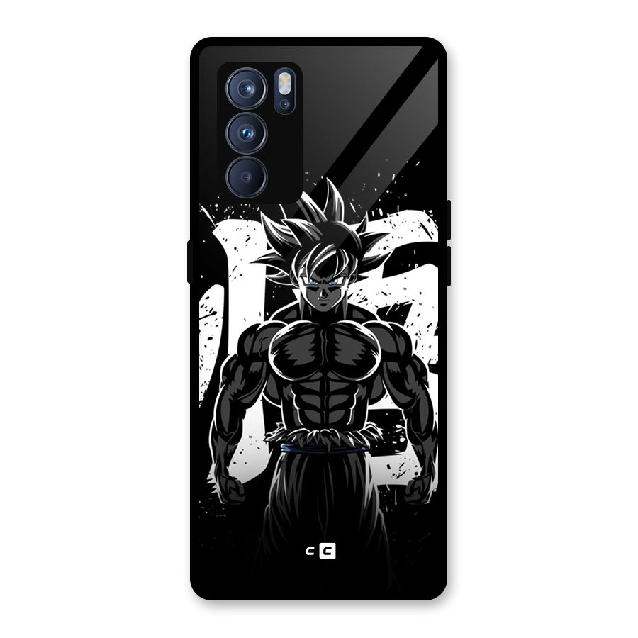 Goku Unleashed Power Glass Back Case for Oppo Reno6 Pro 5G