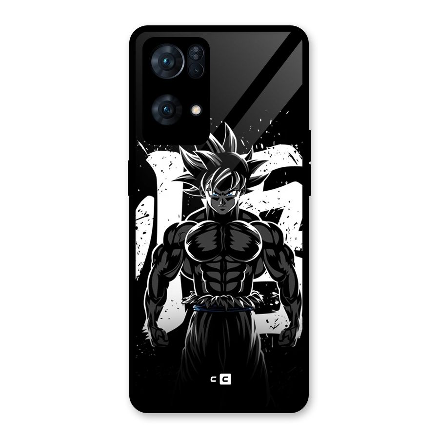 Goku Unleashed Power Glass Back Case for Oppo Reno7 Pro 5G