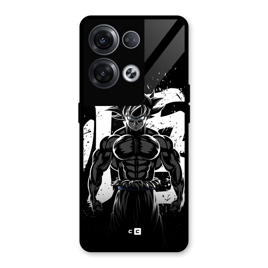 Goku Unleashed Power Glass Back Case for Oppo Reno8 Pro 5G