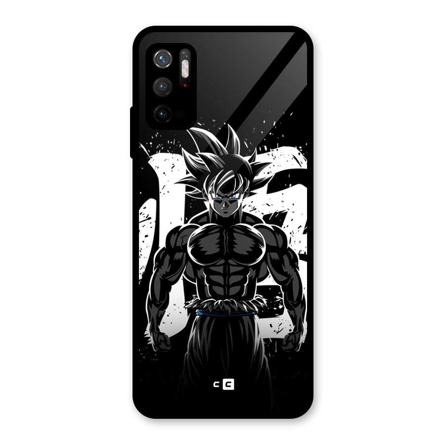 Goku Unleashed Power Glass Back Case for Poco M3 Pro 5G