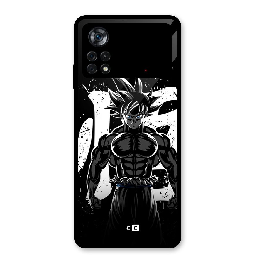 Goku Unleashed Power Glass Back Case for Poco X4 Pro 5G