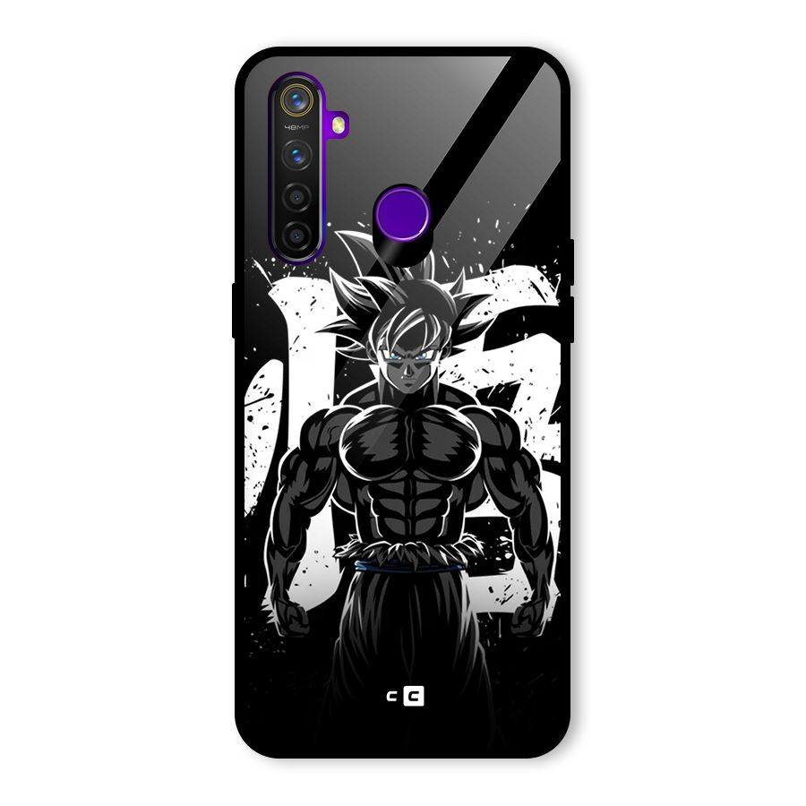 Goku Unleashed Power Glass Back Case for Realme 5 Pro
