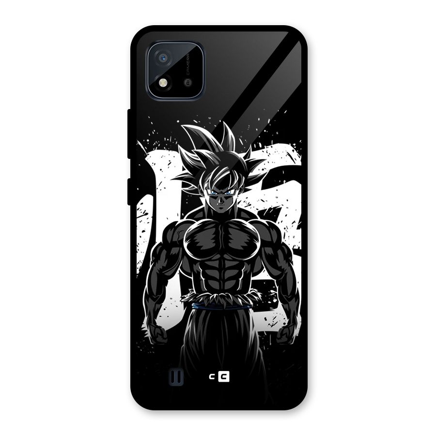 Goku Unleashed Power Glass Back Case for Realme C11 2021