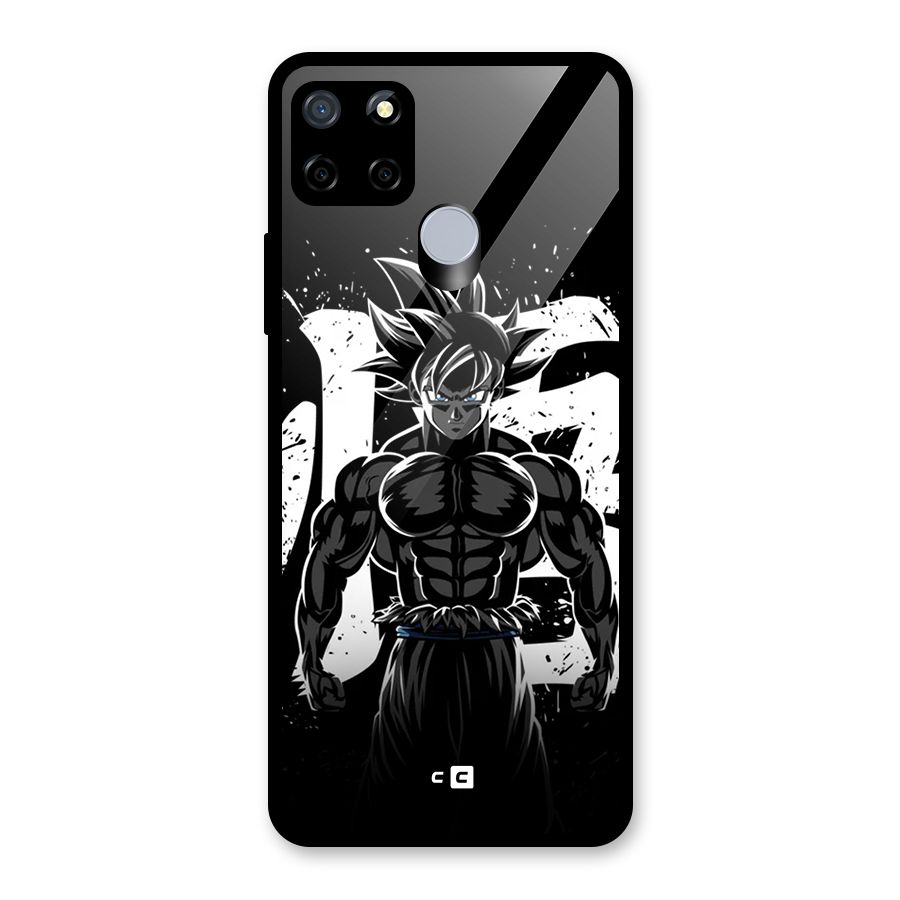 Goku Unleashed Power Glass Back Case for Realme Narzo 30A